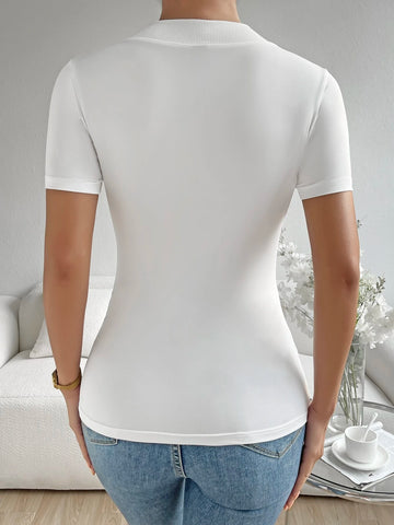 Unity Solid V Neck Tee