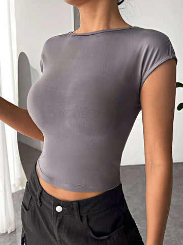 EZwear Solid Backless Tee