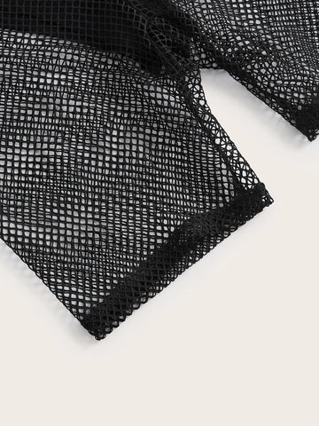 ICON Solid Fishnet Insert Biker Shorts