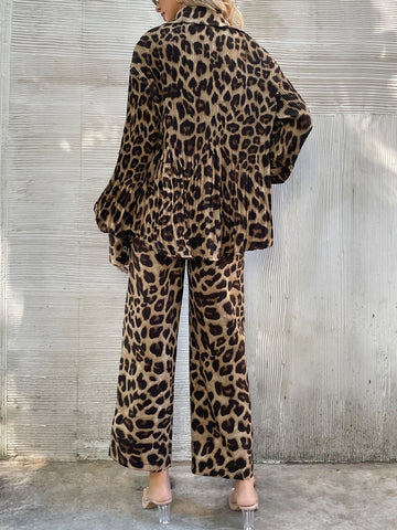 Leopard Print Shirt & Pants