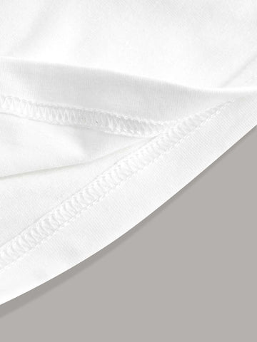 EZwear Sweetheart Neck Frill Trim Knot Front Crop Top