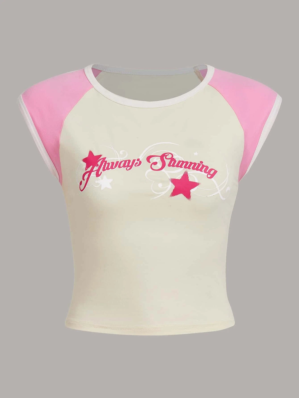 CON Letter & Geo Raglan Sleeve Tee