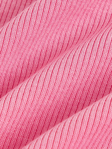 MOD Heart Cut Out Crisscross Tie Back Crop Tee