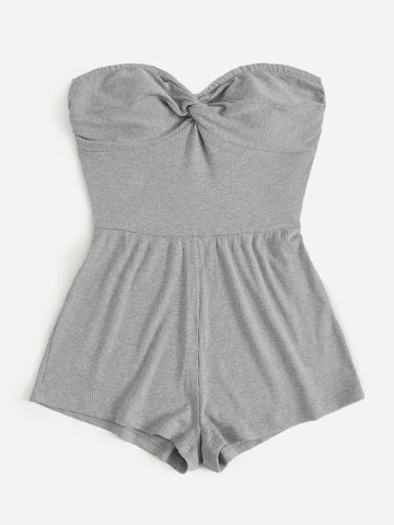 Twist Front Tube Romper