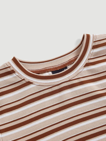 MOD Striped Print Tee