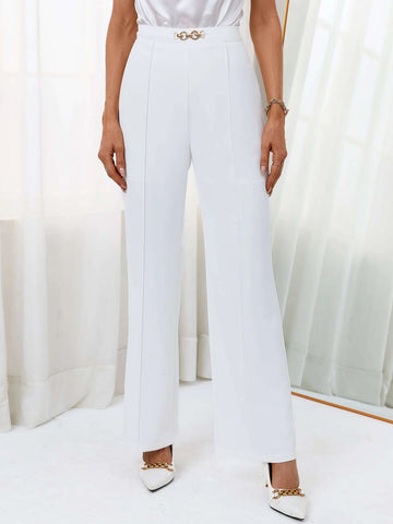 Unity Chain Detail Straight Leg Pants