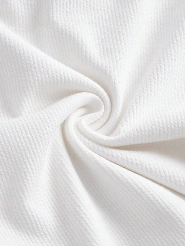 MOD Solid Wrap Hem Crop Tee