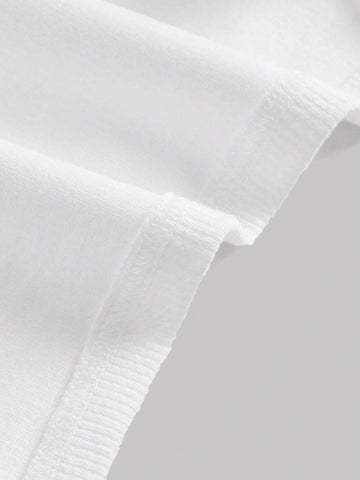 MOD Solid Wrap Hem Crop Tee