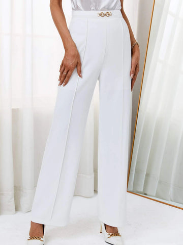 Unity Chain Detail Straight Leg Pants