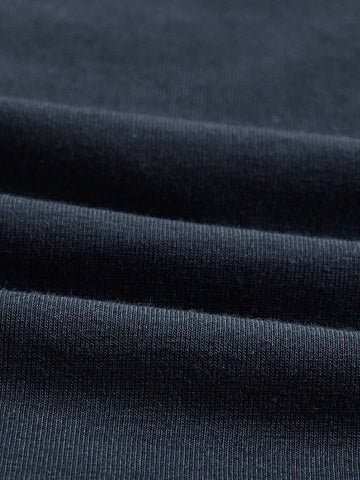 EZwear Striped & Number Print Crop Tee