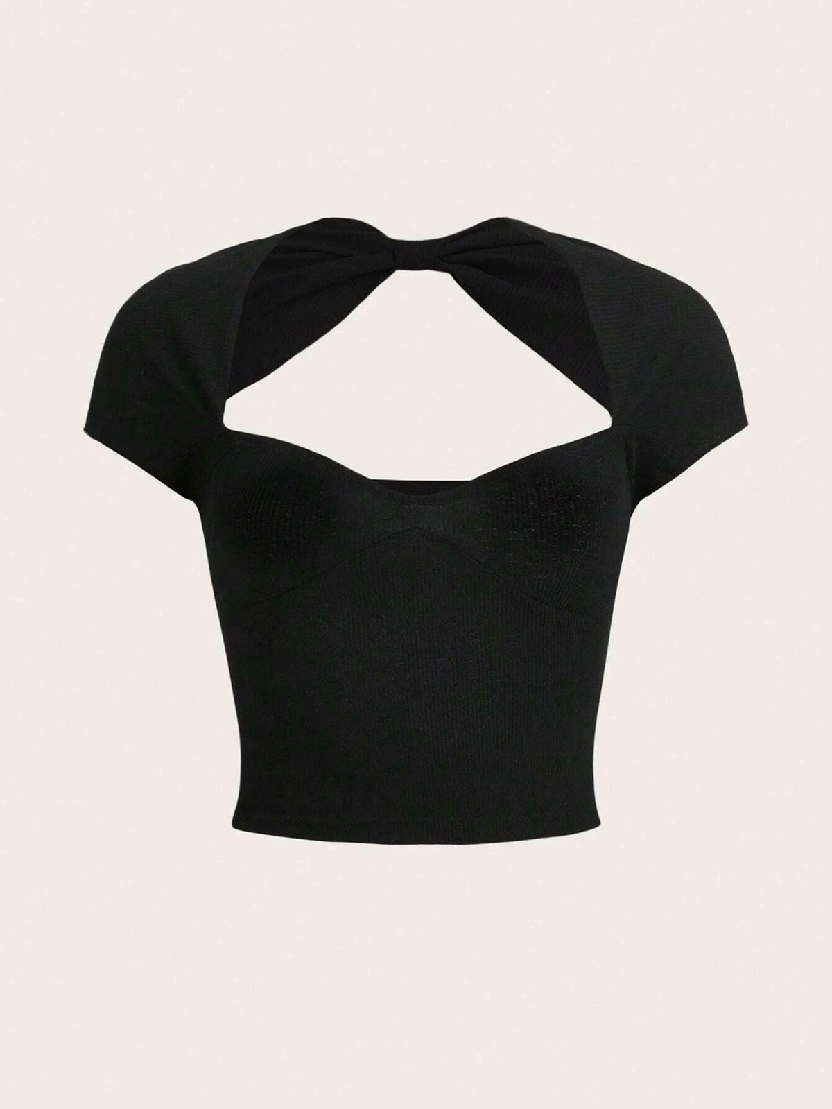 ICON Sweetheart Neck Crop Tee