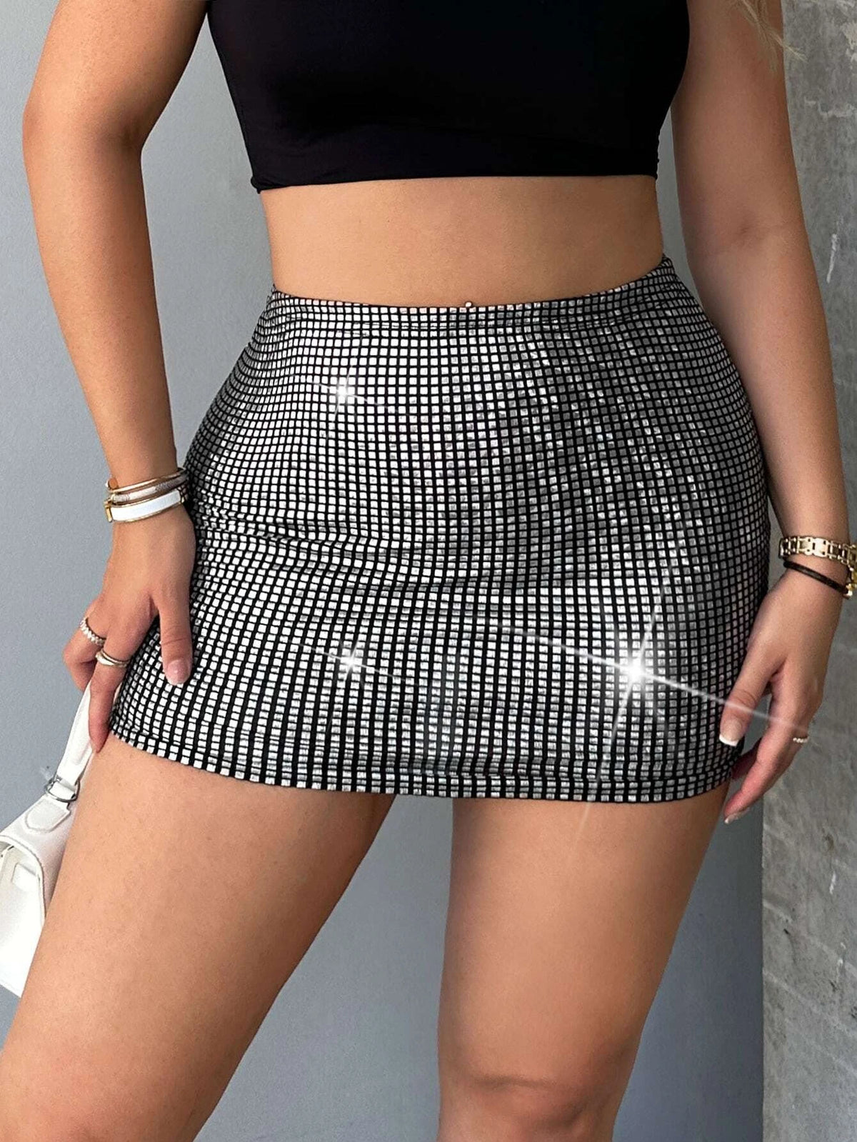 SXY High Waist Bodycon Skirt