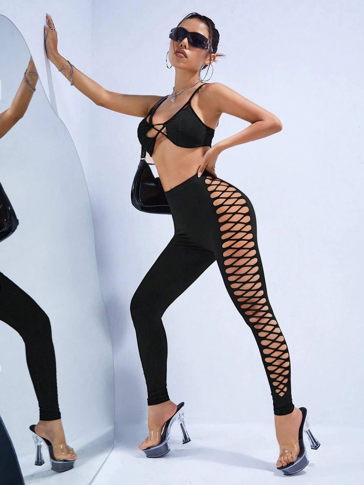 ICON Cut Out Criss Cross Side Leggings
