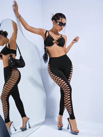 ICON Cut Out Criss Cross Side Leggings
