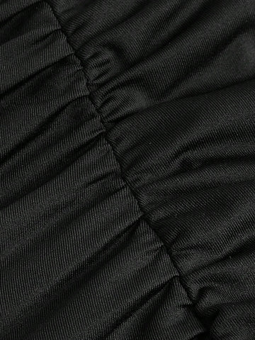 Contrast Lace Halter Top & Bodycon Skirt