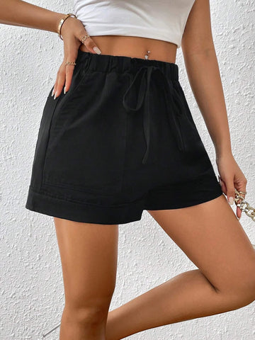 Unity Solid Knot Waist Shorts