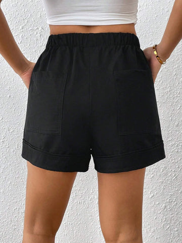Unity Solid Knot Waist Shorts
