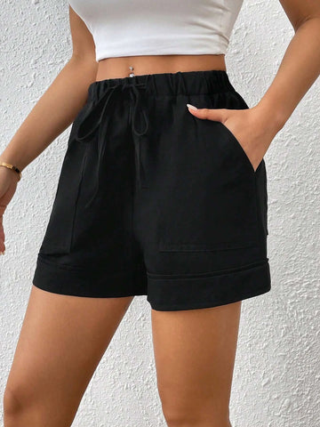 Unity Solid Knot Waist Shorts