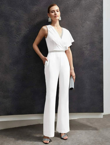 MOTF PREMIUM GLITTER TAPE ASYMMETRICAL JUMPSUIT